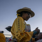 
              Rep. Jasmine Blackwater-Nygren, D-Ariz., makes Navajo fry bread near the Tohatchi Chapter House in Tohatchi, N.M., on Tuesday, Nov. 8, 2022. Blackwater-Nygren's husband, Buu Nygren, is running for president of the Navajo Nation against incumbent president Jonathan Nez. (AP Photo/William C. Weaver IV)
            