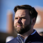 
              Ohio Senate candidate JD Vance speaks with reporters after casting his ballot at a polling location in Cincinnati, Tuesday, Nov. 8, 2022. (AP Photo/Jeff Dean)
            
