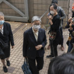 
              Barrister and former lawmaker Margaret Ng arrives at the West Kowloon Magistrates's Courts in Hong Kong, Friday Nov. 25, 2022. Hong Kong Cardinal Joseph Zen and five others were in court on Friday over charges of failing to register a now-defunct fund that aimed at helping people arrested in the widespread protests three years ago. (AP Photo/Anthony Kwan)
            