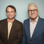 
              Harry Bliss, left, and Steve Martin pose for a portrait to promote the book "A Wealth of Pigeons: A Cartoon Collection" on Thursday, Nov. 3, 2022, in New York. (Photo by Matt Licari/Invision/AP)
            