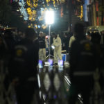 
              Security forensic officials work at the area after an explosion on Istanbul's popular pedestrian Istiklal Avenue, Sunday, Nov. 13, 2022. (AP Photo/Francisco Seco)
            