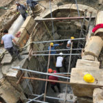 
              Archaeologists work at the site of the discovery of two dozen well-preserved bronze statues from an ancient Tuscan thermal spring in San Casciano dei Bagni, central Italy, in this update photo made available by the Italian Culture Ministry, Thursday, Nov. 3, 2022. (Italian Culture Ministry via AP)
            