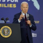 
              President Joe Biden speaks about Social Security, Medicare, and prescription drug costs, Tuesday, Nov. 1, 2022, in Hallandale Beach, Fla. (AP Photo/Evan Vucci)
            