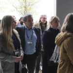 
              Australian relatives of those who perished in the downing of Malaysia Airlines flight 17, arrive at Schiphol airport, near Amsterdam, Netherlands, Thursday, Nov. 17, 2022. The Hague District Court, sitting at a high-security courtroom at Schiphol Airport, is passing judgment on three Russians and a Ukrainian charged in the downing of Malaysia Airlines flight MH17 over Ukraine and the deaths of all 298 passengers and crew on board, against a backdrop of global geopolitical upheaval caused by Russia's full-blown invasion of Ukraine in February and the nearly nine-month war it triggered. (AP Photo/Patrick Post)
            