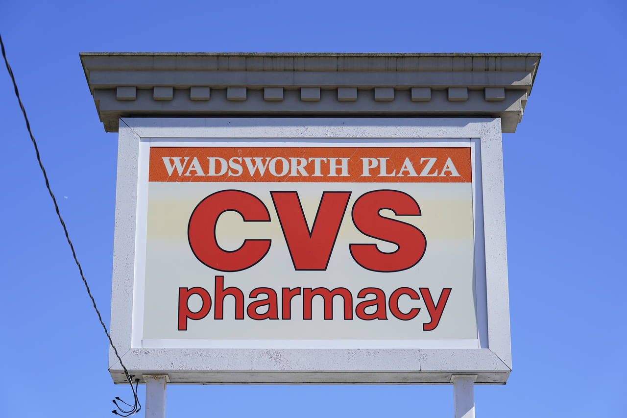 FILE - CVS in Wadsworth Plaza in Philadelphia, Wednesday, Sept. 29, 2021. CVS Health reports quarte...