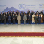 
              Leaders gather for a photo at the COP27 U.N. Climate Summit, in Sharm el-Sheikh, Egypt, Monday, Nov. 7, 2022. (AP Photo/Nariman El-Mofty)
            