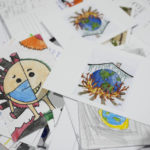 
              Letters and drawings left behind are gathered at the Youth Pavilion at the COP27 U.N. Climate Summit, Saturday, Nov. 19, 2022, in Sharm el-Sheikh, Egypt. (AP Photo/Peter Dejong)
            