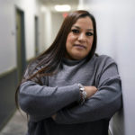 
              Sandra Torres, the mother of a girl who was one of 19 students and two teachers killed in the school shooting in Uvalde, Texas, poses for a photo at her attorney's office, Monday, Nov. 28, 2022, in San Antonio, where she filed a federal lawsuit against the school district, police, city and the maker of the gun used in the slaying. (AP Photo/Eric Gay)
            