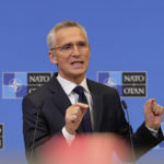 
              NATO Secretary-General Jens Stoltenberg speaks during a press conference at the NATO headquarters, Wednesday, Nov. 16, 2022 in Brussels. Ambassadors from the 30 NATO nations gathered in Brussels Wednesday for emergency talks after Poland said that a Russian-made missile fell on its territory, killing two people, and U.S. President Joe Biden and his allies promised support for the investigation into the incident. (AP Photo/Olivier Matthys)
            