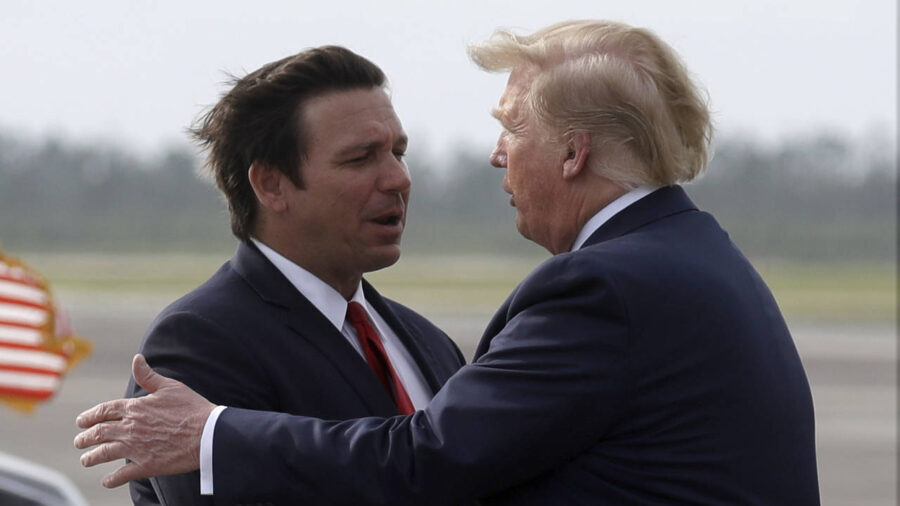 trump desantis...