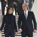 
              Britain's Prince William and Kate, Princess of Wales, arrive at Boston Logan International Airport, Wednesday, Nov. 30, 2022, in Boston. The Prince and Princess of Wales are making their first overseas trip since the death of Queen Elizabeth II in September.(John Tlumacki/The Boston Globe via AP)
            