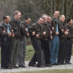 
              FILE - APEC leaders, wearing matching jackets, laugh during a group photo opportunity on the campus of the University of British Columbia in Vancouver, Canada, Nov. 25, 1997. From left are Japan's Prime Minister Ryutaro Hashimoto; South Korea President Kim Young-sam; Philippines President Fidel Ramos; Canada's Prime Minister Jean Chretien; Malaysia's Prime Minister Mahathir Mohamad; Mexico's President Ernesto Zedillo; New Zealand Prime Minister Jim Bolger; Papua New Guinea Prime Minister Bill Skate; Singapore Prime Minister Goh Chok Tong; Koo Chen-fu of Taiwan; Thai Prime Minister Chuan Leekpai; U.S. President Bill Clinton. (AP Photo/J. Scott Applewhite, File)
            