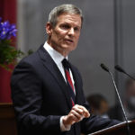 
              FILE - Tennessee Gov. Bill Lee delivers his State of the State address Jan. 31, 2022, in Nashville, Tenn. Dr. Jason Martin has spent more than two years trying to get Lee's attention — first, as the critical care doctor urging more action against the COVID-19 pandemic, and now, as the Democratic nominee for governor trying to knock the Republican out of office. But to date, Lee has yet to acknowledge he even has a challenger in his quest for reelection. The two haven't talked, according to Martin, and that's unlikely to change before Election Day. (AP Photo/Mark Zaleski, File)
            