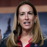 
              FILE - Incumbent candidate for New Jersey's 11th Congressional District, U.S. Rep. Mikie Sherrill, D-N.J., speaks during a news conference on Capitol Hill in Washington, Tuesday, Sept. 28, 2021. (AP Photo/Andrew Harnik, File)
            