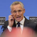 
              NATO Secretary General Jens Stoltenberg speaks during a press conference at the NATO headquarters, Wednesday, Nov. 16, 2022 in Brussels. Ambassadors from the 30 NATO nations gathered in Brussels Wednesday for emergency talks after Poland said that a Russian-made missile fell on its territory, killing two people, and U.S. President Joe Biden and his allies promised support for the investigation into the incident. (AP Photo/Olivier Matthys)
            