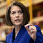 
              FILE - Sen. Catherine Cortez Masto, D-Nev., speaks during a news conference celebrating her U.S. Senate race win, Sunday, Nov. 13, 2022, in Las Vegas. Melissa Morales, founder of Somos PAC, a group that mobilizes Latino voters for Democrats, said Latinos were key in getting Cortez Masto reelected. Cortez Masto won 60% of Latino voters, according to AP VoteCast. (AP Photo/Ellen Schmidt, File)
            