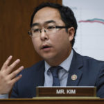 
              FILE - Incumbent candidate for New Jersey's 3rd Congressional District, Rep. Andrew Kim, D-N.J., speaks before the House Select Subcommittee on the Coronavirus Crisis, Tuesday, Sept. 1, 2020, on Capitol Hill in Washington (Nicholas Kamm/Pool via AP, File)
            