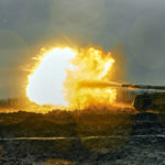 
              Ukrainian army fires a captured Russian tank T-80 at the Russian position in Donetsk region, Ukraine, Tuesday, Nov. 22, 2022. (AP Photo/LIBKOS)
            