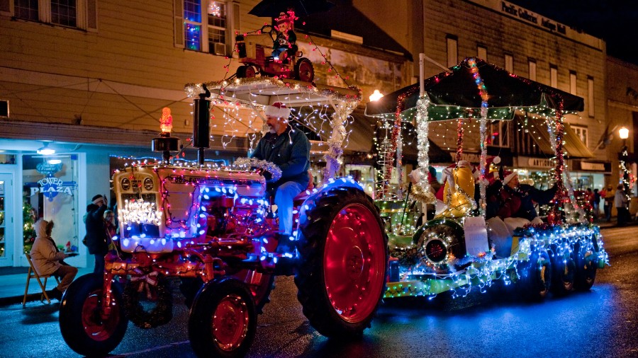 Deck the Deere for Centralia’s Lighted Tractor Parade