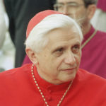 
              FILE - German Cardinal Joseph Ratzinger, Prefect of the Congregation for the Doctrine of the Faith and President of the Pontifical Biblical Commission and of the International Theological Commission, at the Vatican, on May 30, 1991. When Cardinal Joseph Ratzinger became Pope Benedict XVI and was thrust into the footsteps of his beloved and charismatic predecessor, he said he felt a guillotine had come down on him. The Vatican announced Saturday Dec. 31, 2022 that Benedict, the former Joseph Ratzinger, had died at age 95. (AP Photo/CL, File)
            