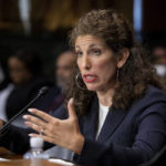 
              FILE - Myrna Perez, of New York, a nominee to be United States Circuit Judge for the Second Circuit, testifies before the Senate Judiciary Committee during a hearing on Capitol Hill in Washington, July 14, 2021. (AP Photo/Amanda Andrade-Rhoades, File)
            