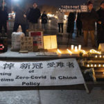 
              Demonstrators gather at Freedom Plaza in Washington, Sunday, Dec. 4, 2022, to protest in solidarity with the ongoing protests against the Chinese government's continued zero-COVID policies. (AP Photo/Jose Luis Magana)
            