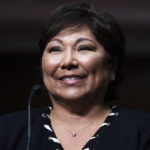 
              FILE - Regina Rodriguez, nominated to be a U.S. district judge for the District of Colorado, speaks during a Senate Judiciary Committee hearing on pending judicial nominations, April 28, 2021, on Capitol Hill in Washington. (Tom Williams/Pool via AP, File)
            