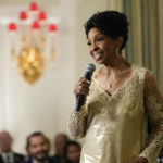 
              Gladys Knight performs in the State Dining Room of the White House in Washington, Wednesday, Dec. 14, 2022, during the U.S.-Africa Leaders Summit dinner. (AP Photo/Susan Walsh)
            