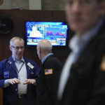 
              Traders work on the floor at the New York Stock Exchange in New York, Thursday, Dec. 29, 2022. (AP Photo/Seth Wenig)
            