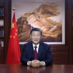 
              In this photo released by Xinhua News Agency, Chinese President Xi Jinping delivers a New Year address in Beijing, Saturday, Dec. 31, 2022. China "stands on the right side of history," the country's leader Xi Jinping said Saturday in a New Year's address that came as questions swirl over his government's handling of COVID-19 and economic and political challenges at home and abroad. (Ju Peng/Xinhua via AP)
            