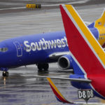 
              A Southwest Airlines jet arrives at Sky Harbor International Airport, Wednesday, Dec. 28, 2022, in Phoenix. Travelers who counted on Southwest Airlines to get them home suffered another wave of canceled flights Wednesday, and pressure grew on the federal government to help customers get reimbursed for unexpected expenses they incurred because of the airline’s meltdown. (AP Photo/Matt York)
            