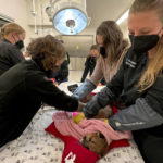 
              In this photo provided by the Oakland Zoo, veterinarian staff attend to a mountain lion cub that was rescued in Santa Cruz, Calif., Monday, Dec. 19, 2022. Wildlife officials rescued the critically ill mountain lion cub in Northern California and veterinarians named her Holly for the holiday season as they treat her in intensive care, the Oakland Zoo said Tuesday. (Oakland Zoo via AP)
            