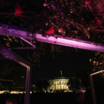 
              The White House is seen from the State Dinner location on the South Lawn before President Joe Biden and French President Emmanuel Macron exchanged a toast in Washington, Thursday, Dec. 1, 2022. (AP Photo/Andrew Harnik)
            