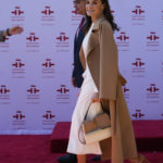 
              Spain's Queen Letizia attends the inauguration and plaque unveiling of The Instituto Cervantes in Los Angeles, Tuesday, Dec. 13, 2022. (AP Photo/Damian Dovarganes)
            