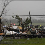 
              Destruction is seen from a tornado that tore through the area in Killona, La., about 30 miles west of New Orleans in St. James Parish, Wednesday, Dec. 14, 2022. (AP Photo/Gerald Herbert)
            