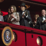 
              House Speaker Nancy Pelosi of Calif., and her husband Paul Pelosi attend the 45th Kennedy Center Honors at the John F. Kennedy Center for the Performing Arts in Washington, Sunday, Dec. 4, 2022. (AP Photo/Manuel Balce Ceneta)
            