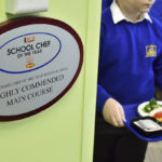 
              A view of School Chef of the Year Highly Commended Award plague at Hillstone Primary School, in Birmingham, England, Wednesday, Nov. 30, 2022. For some children in low-income areas in England, a school lunch may be the only nutritious hot meal they get in a day. School lunches are given for free to all younger children in England and to some of the poorest families. But the Food Foundation charity estimates that there are 800,000 children in England living in poverty who are not eligible for the free meals. (AP Photo/Rui Vieira)
            