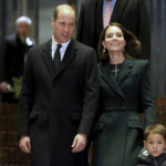 
              Britain's Prince William and Kate, Princess of Wales, visit Boston City Hall on Wednesday, Nov. 30, 2022, in Boston. The Prince and Princess of Wales are making their first overseas trip since the death of Queen Elizabeth II in September. (Nancy Lane/The Boston Herald via AP, Pool)
            