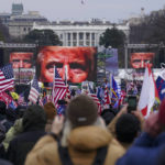 
              FILE - Supporters of President Donald Trump participate in a rally in Washington, Jan. 6, 2021.  The executive summary of the U.S. House Jan. 6 committee’s report documents how former President Donald Trump was repeatedly warned by those closest to him that claims he had lost his re-election due to fraud were false. But Trump went ahead and spread those lies, anyway.  (AP Photo/John Minchillo, File)
            