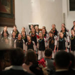 
              Members of the Shchedryk youth choir perform during a Christmas concert at Copenhagen’s Church of the Holy Spirit, in Copenhagen, Denmark, Thursday, Dec. 8 2022. The Shchedryk ensemble, described as Kyiv’s oldest professional children’s choir, were in the Danish capital this week for a performance as part of an international tour that also took them to New York’s famed Carnegie Hall. (AP Photo/James Brooks)
            