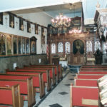 
              FILE - This undated photo provided the Greek Orthodox Archdiocese of America in September 2021 shows the chapel of the former St. Nicholas Greek Orthodox Church, which was located in New York's Financial District. After a rebuilding process that lasted more than two decades, a Greek Orthodox church that was destroyed in the Sept. 11 attacks has reopened at the World Trade Center site. The St. Nicholas Greek Orthodox Church and National Shrine, designed by architect Santiago Calatrava, now overlooks the Trade Center memorial pools from an elevated park. (Greek Orthodox Archdiocese of America via AP)
            