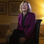 
              Sen. Tammy Baldwin, D-Wis., poses for a portrait after an interview about the passage of the Respect for Marriage Act, Tuesday, Dec. 6, 2022, on Capitol Hill in Washington. (AP Photo/Jacquelyn Martin)
            