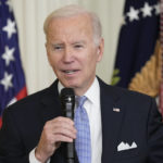 
              FILE - President Joe Biden speaks in the East Room of the White House to mayors who are attending the U.S. Conference of Mayors winter meeting in Washington, on Jan. 20, 2023. The Justice Department has searched Biden’s home in Delaware and located six documents containing classified markings and also took possession of some of his notes, the president’s lawyer said Saturday, Jan. 21. (AP Photo/Susan Walsh, File)
            