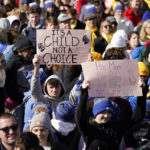 
              People participate in the March for Life rally Friday, Jan. 20, 2023, in Washington. (AP Photo/Patrick Semansky)
            