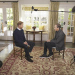 
              This undated screengrab issued by ITV on Friday Jan. 6, 2023 shows Britain's Prince Harry, left, speaking during an interview with ITV's Tom Bradby for the programme Harry: The Interview. (Harry: The Interview on ITV1 and ITVX at 9pm on January 8/PA via AP)
            