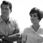 
              FILE - American actor Rock Hudson and Italian actress Gina Lollobrigida stars of the new film 'Come September' pose for a photo, in Santa Margherita Ligure, Italy, Sept.  10, 1960. Lollobrigida has died in Rome at age 95. Italian news agency Lapresse reported Lollobrigida’s death on Monday, Jan. 16, 2023 quoting Tuscany Gov. Eugenio Giani. (AP Photo/Remo Nassi, File)
            