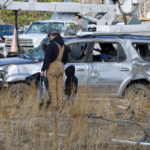 
              Friends and family help sift through debris looking for personal items after a tornado that ripped through Central Alabama earlier this week along County Road 140 where loss of life occurred Saturday, Jan. 14, 2023, in White City, Ala.. (AP Photo/Butch Dill)
            