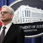 
              Attorney General Merrick Garland listens during a news conference at the Department of Justice in Washington, Friday, Jan. 27, 2023. The Justice Department has charged three men in a plot to kill an Iranian American author and activist who has spoken out against human rights abuses in Iran, officials said Friday. (AP Photo/Carolyn Kaster)
            
