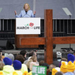 
              Mississippi Attorney General Lynn Fitch speaks during the March for Life rally, Friday, Jan. 20, 2023, in Washington. (AP Photo/Patrick Semansky)
            