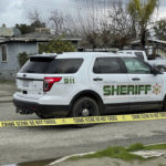 
              The Tulare County Sheriff Department continues to investigate a shooting, Tuesday, Jan. 17, 2023, in Goshen Calif., that left six people dead the day before. (Ron Holman/The Times-Delta via AP)
            